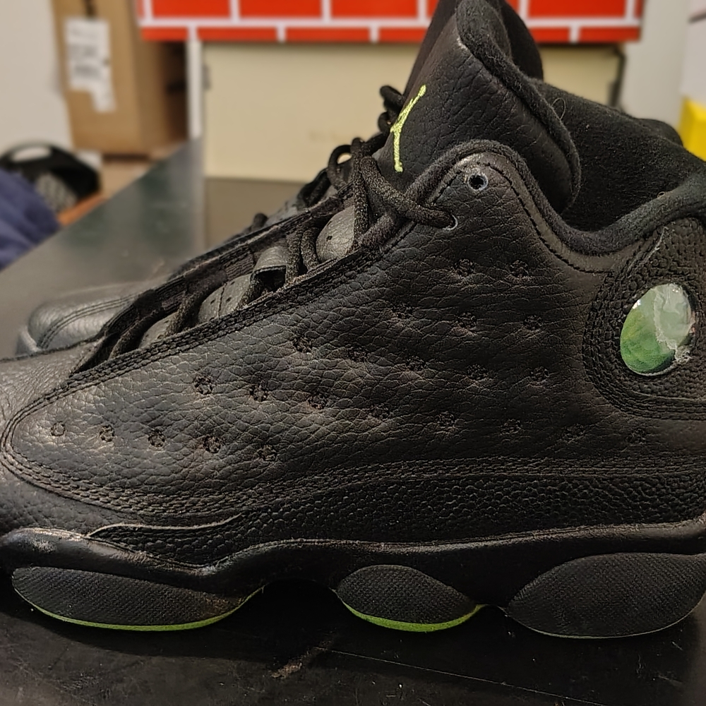 Black and Green Sneakers